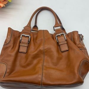 Michael Michael Kors Carmel Color Leather Satchel BRN7011C